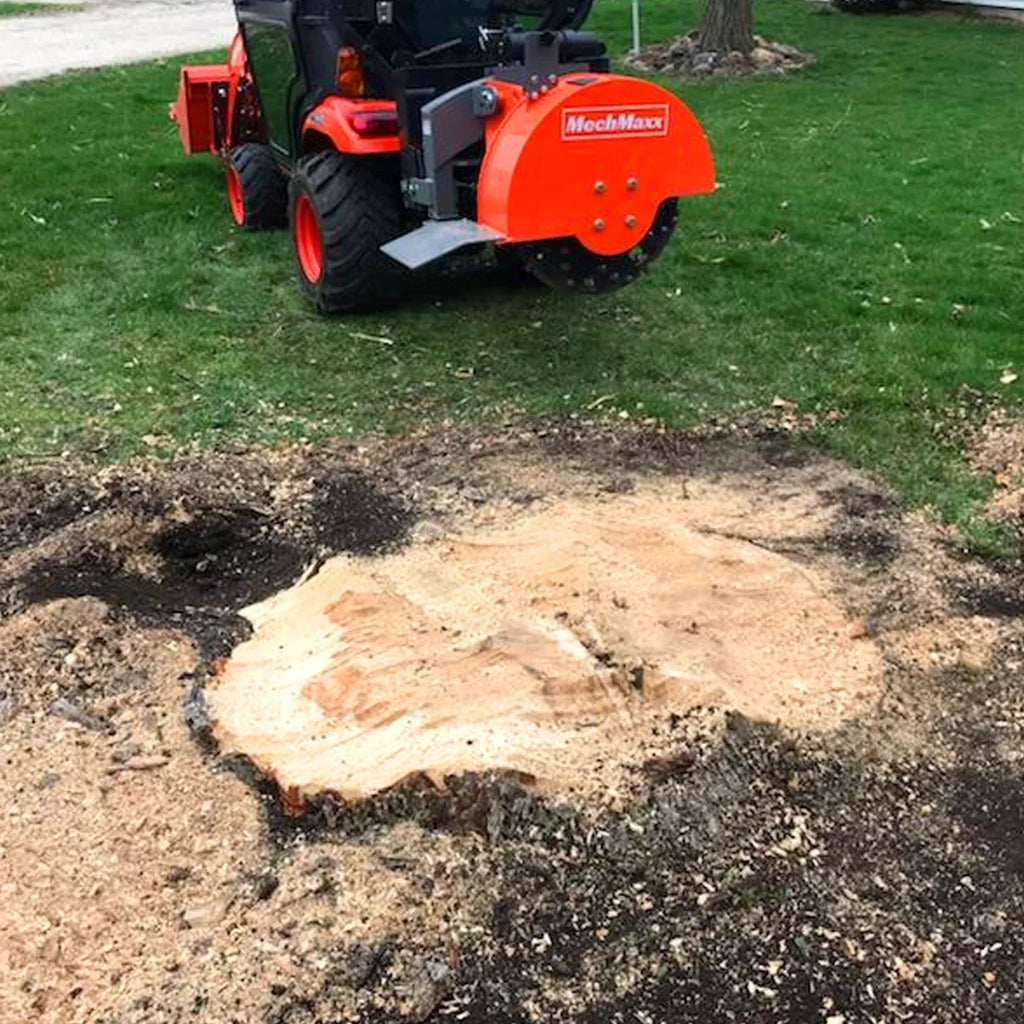 3-Point PTO Stump Grinder with 34 Carbide Teeth (PTO Shaft Included with Slip Clutch),  for 15-45HP Tractor,