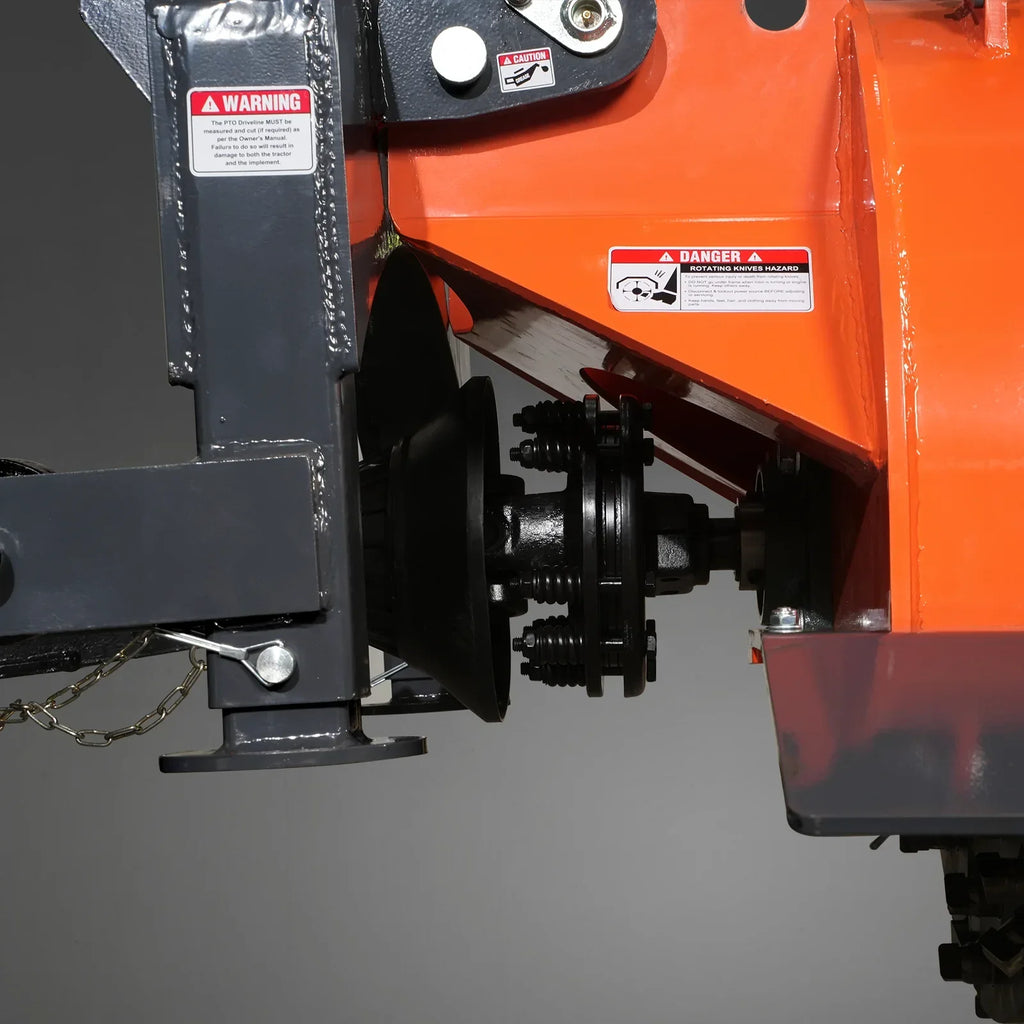 3-Point PTO Stump Grinder with 34 Carbide Teeth (PTO Shaft Included with Slip Clutch),  for 15-45HP Tractor,