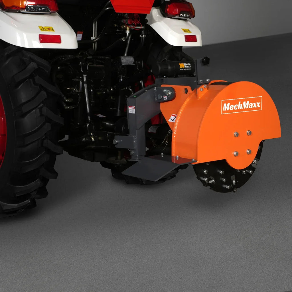 3-Point PTO Stump Grinder with 34 Carbide Teeth (PTO Shaft Included with Slip Clutch),  for 15-45HP Tractor,