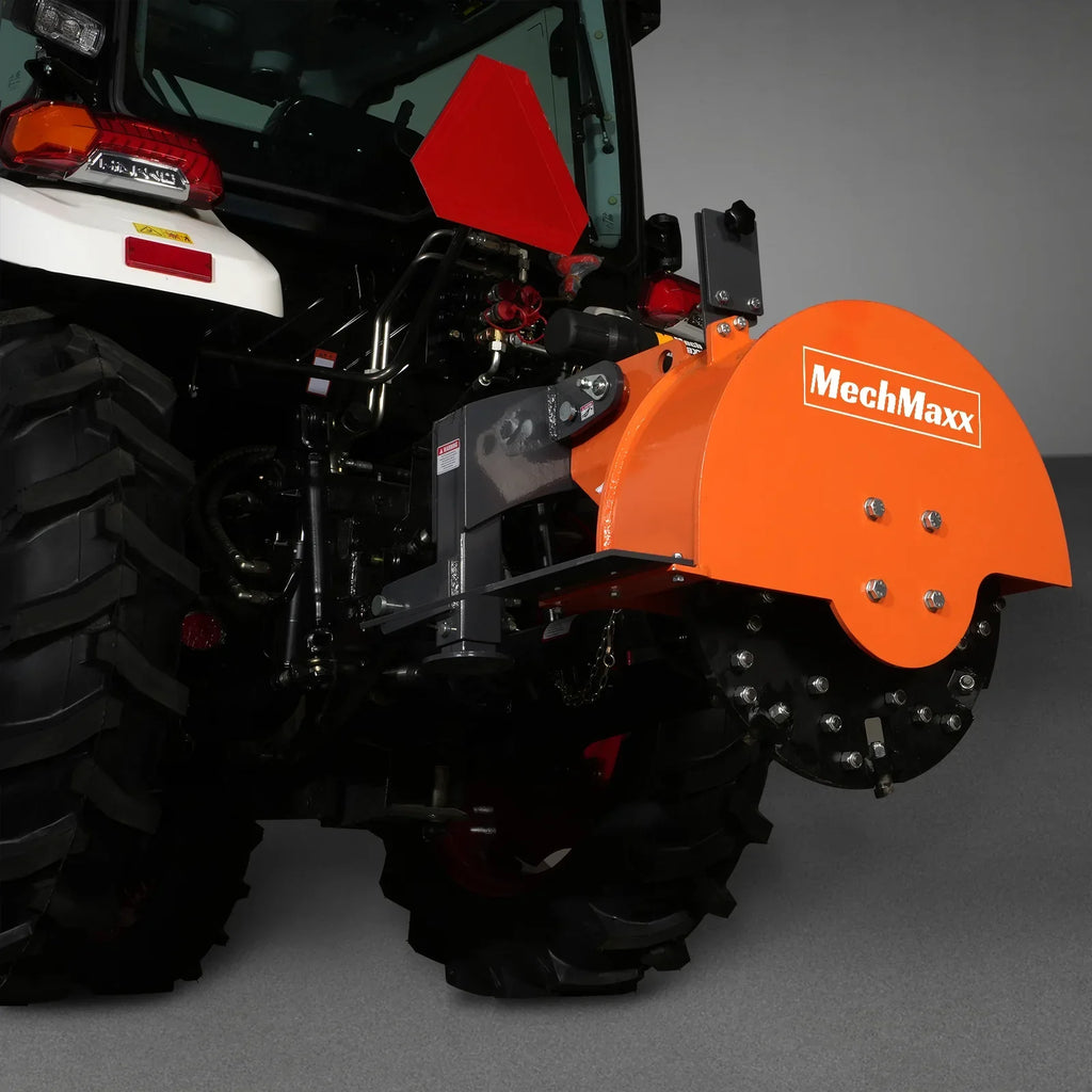 3-Point PTO Stump Grinder with 34 Carbide Teeth (PTO Shaft Included with Slip Clutch),  for 15-45HP Tractor,
