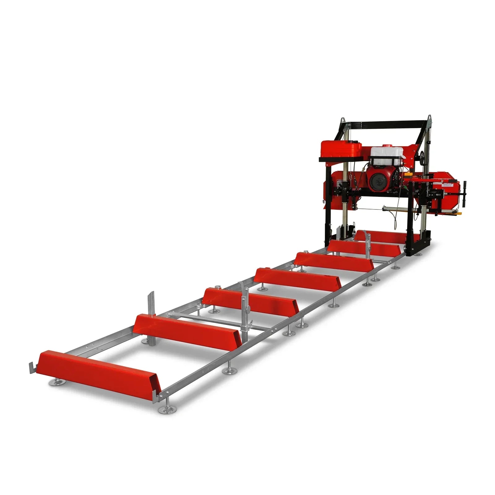 36" MAX Portable Sawmill,  25HP 688cc HONDA GX690 V-Twin Engine,  35" Board Width,  20' Track Length,  (10 Blades Included)