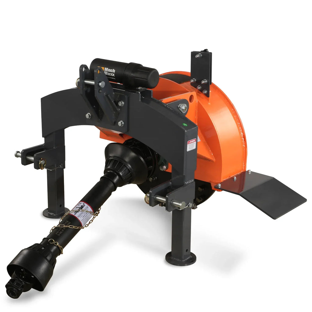 3-Point PTO Stump Grinder with 34 Carbide Teeth (PTO Shaft Included with Slip Clutch),  for 15-45HP Tractor,