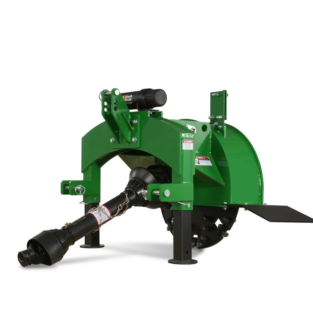 3-Point PTO Stump Grinder with 34 Carbide Teeth (PTO Shaft Included with Slip Clutch),  for 15-45HP Tractor,