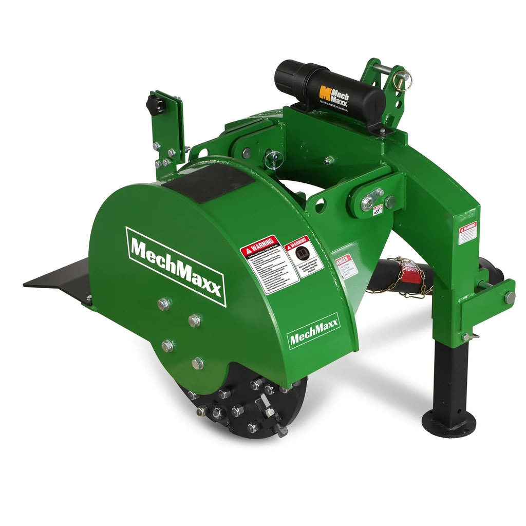 3-Point PTO Stump Grinder with 34 Carbide Teeth (PTO Shaft Included with Slip Clutch),  for 15-45HP Tractor,