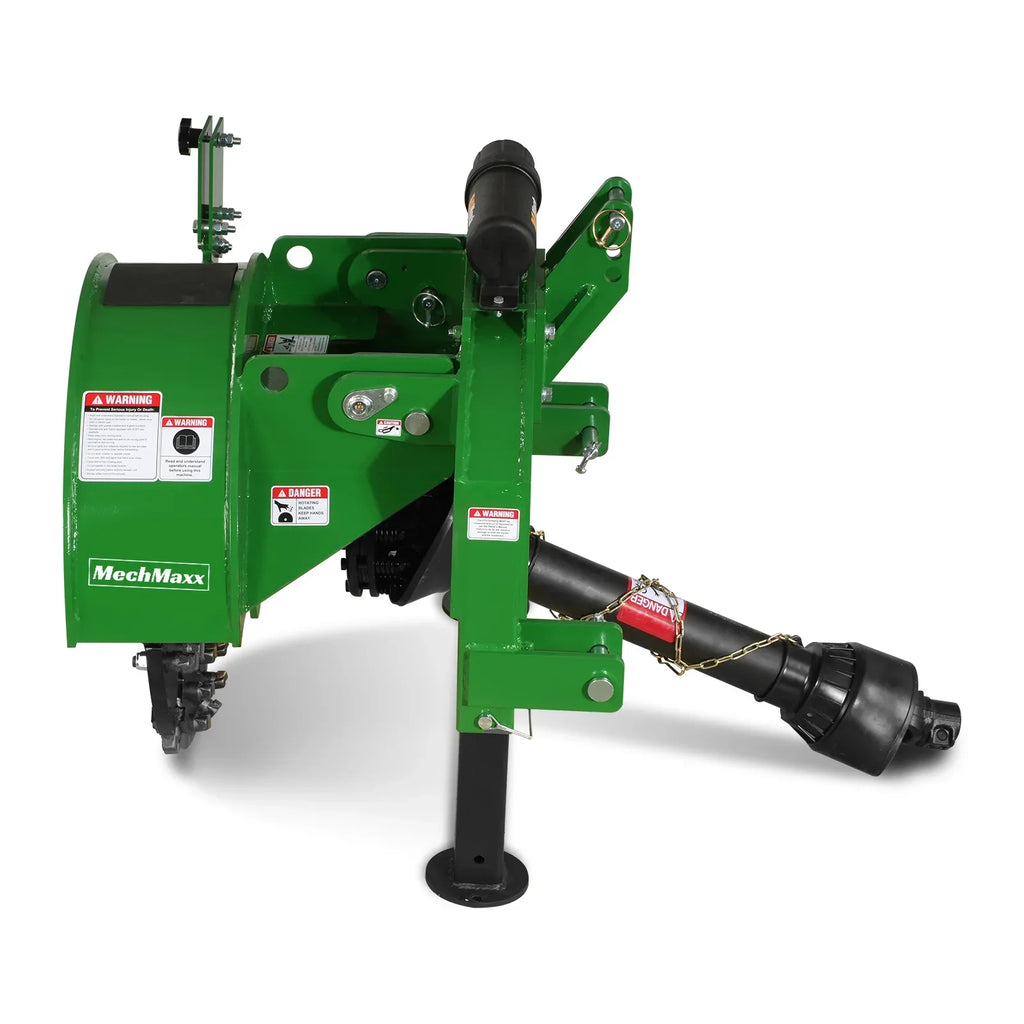 3-Point PTO Stump Grinder with 34 Carbide Teeth (PTO Shaft Included with Slip Clutch),  for 15-45HP Tractor,