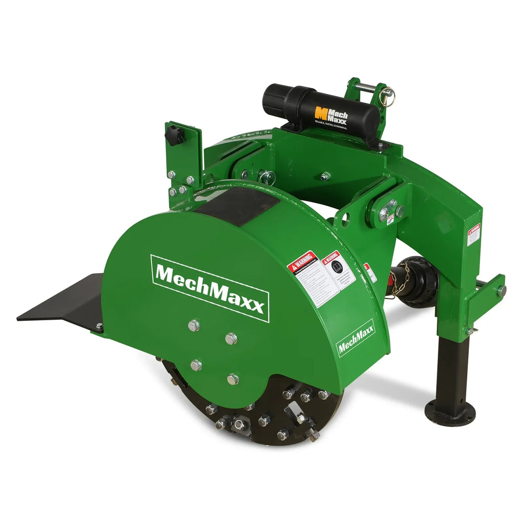 3-Point PTO Stump Grinder with 34 Carbide Teeth (PTO Shaft Included with Slip Clutch),  for 15-45HP Tractor,