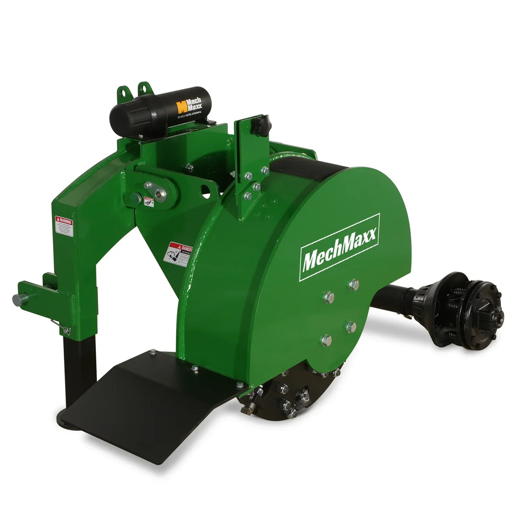 3-Point PTO Stump Grinder with 34 Carbide Teeth (PTO Shaft Included with Slip Clutch),  for 15-45HP Tractor,